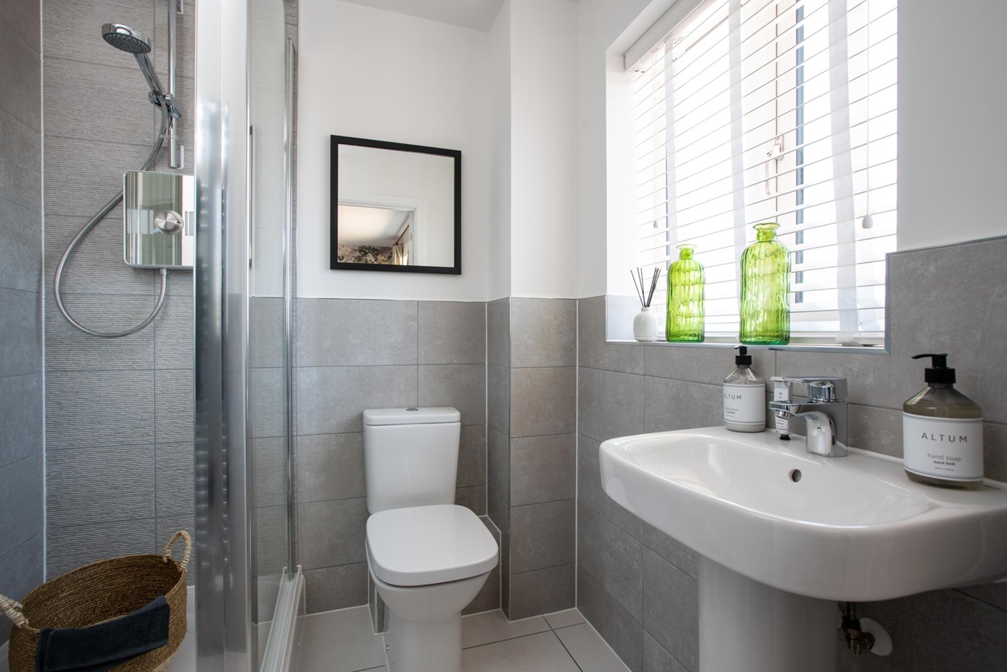 En suite shower room to bedroom 1