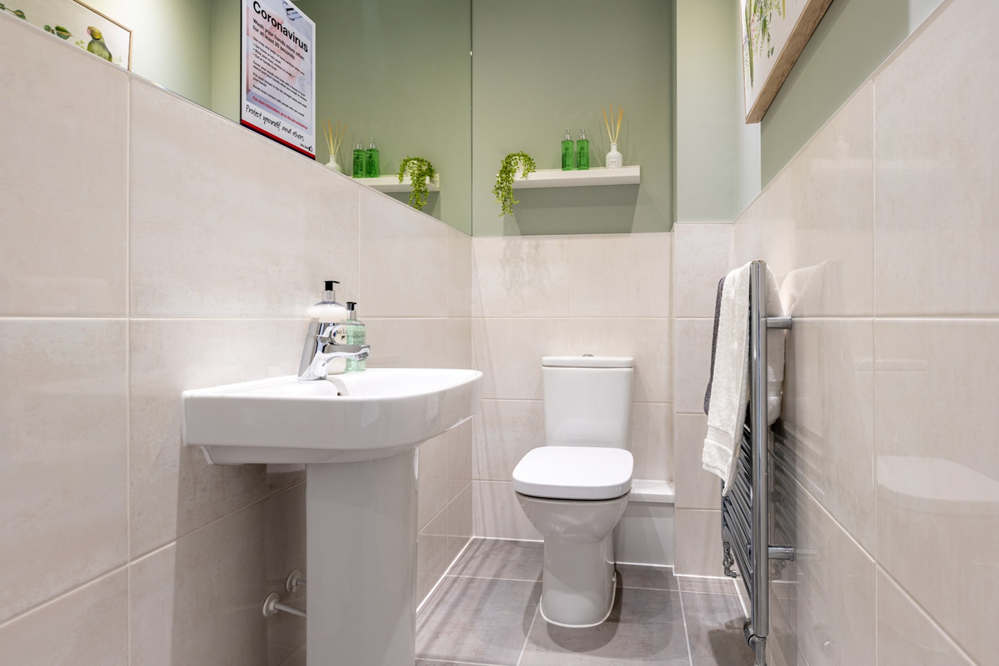 Downstairs cloakroom