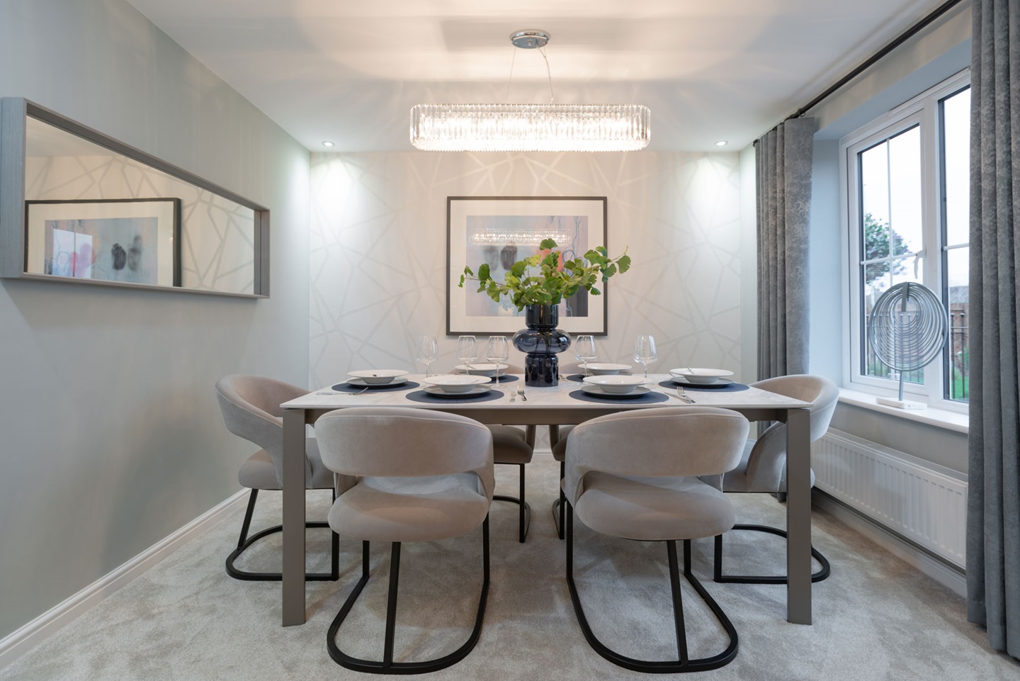 Separate dining room