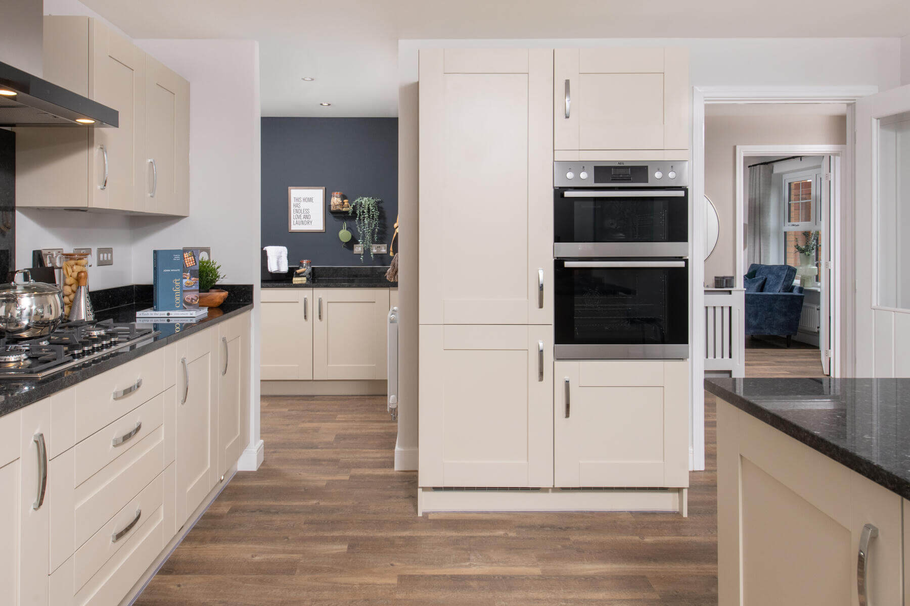 Kitchen and Utility area of the Trusdale