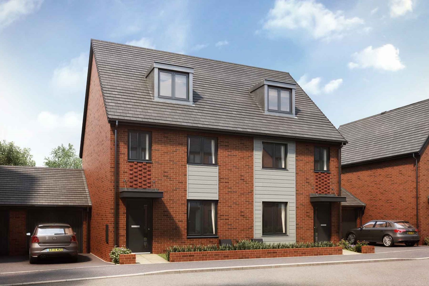 Artist's impression of a typical Colton home