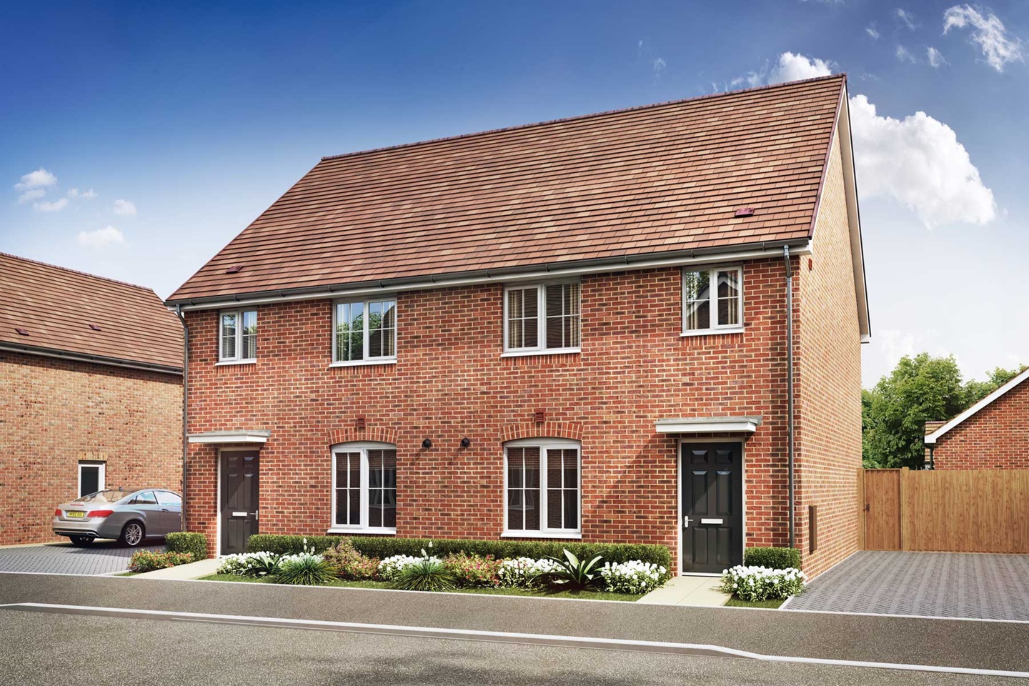 Artist's impression of a typical Birchford home