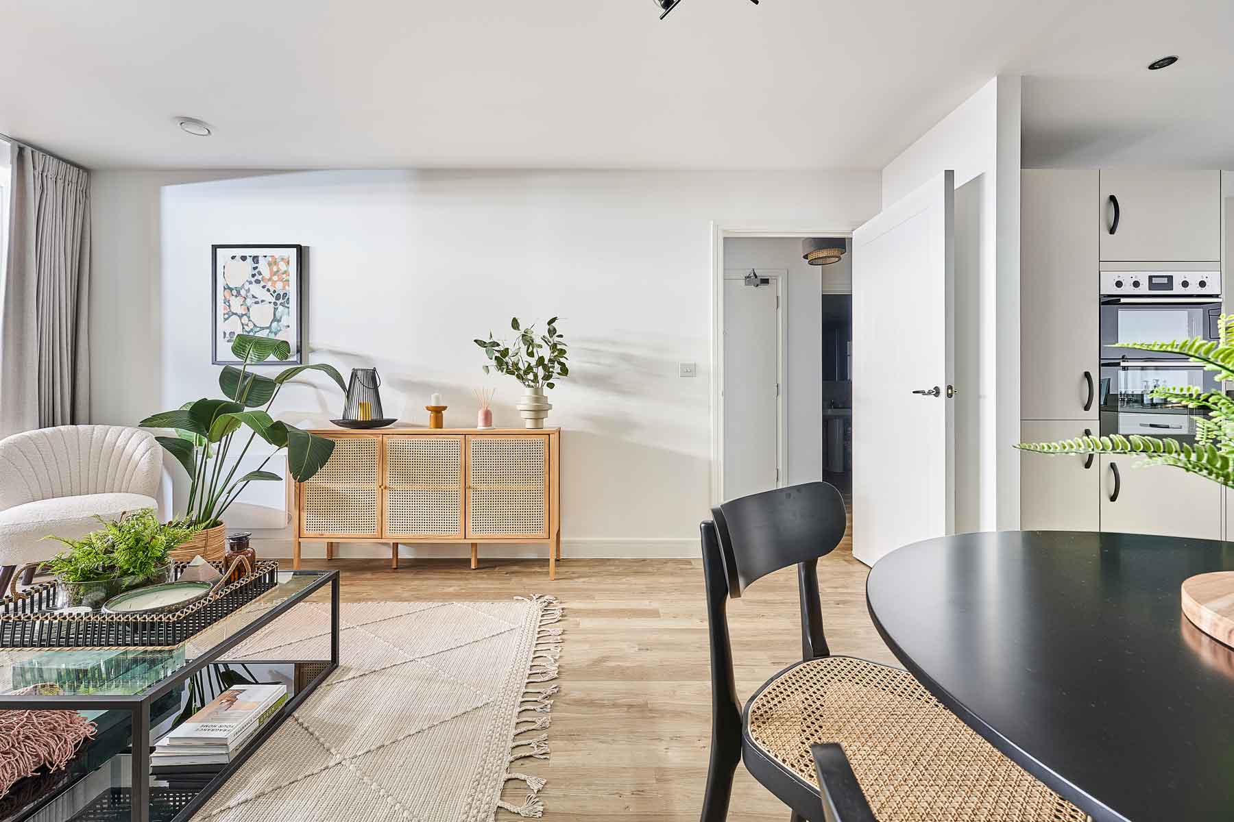 Living and dining area