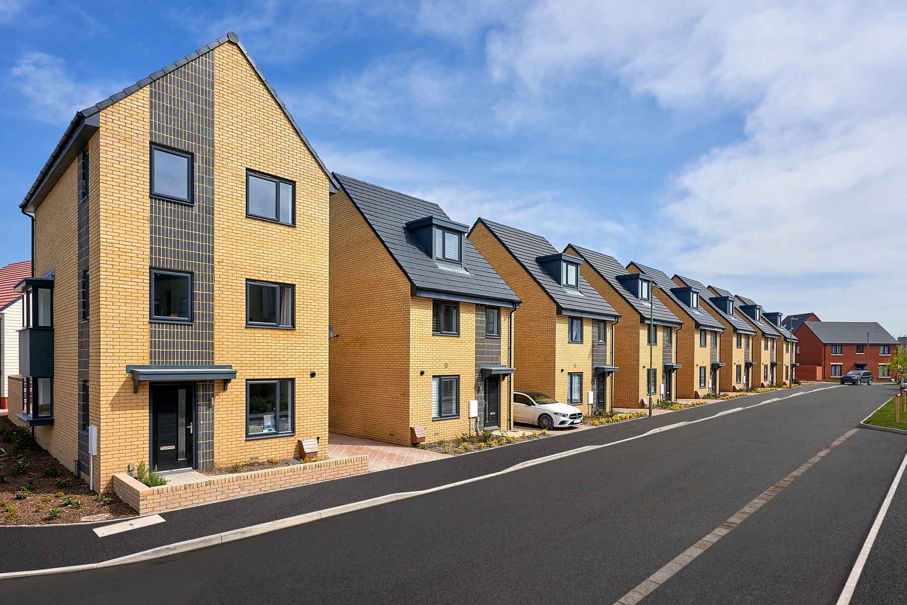 Street scene at Saxon Heights