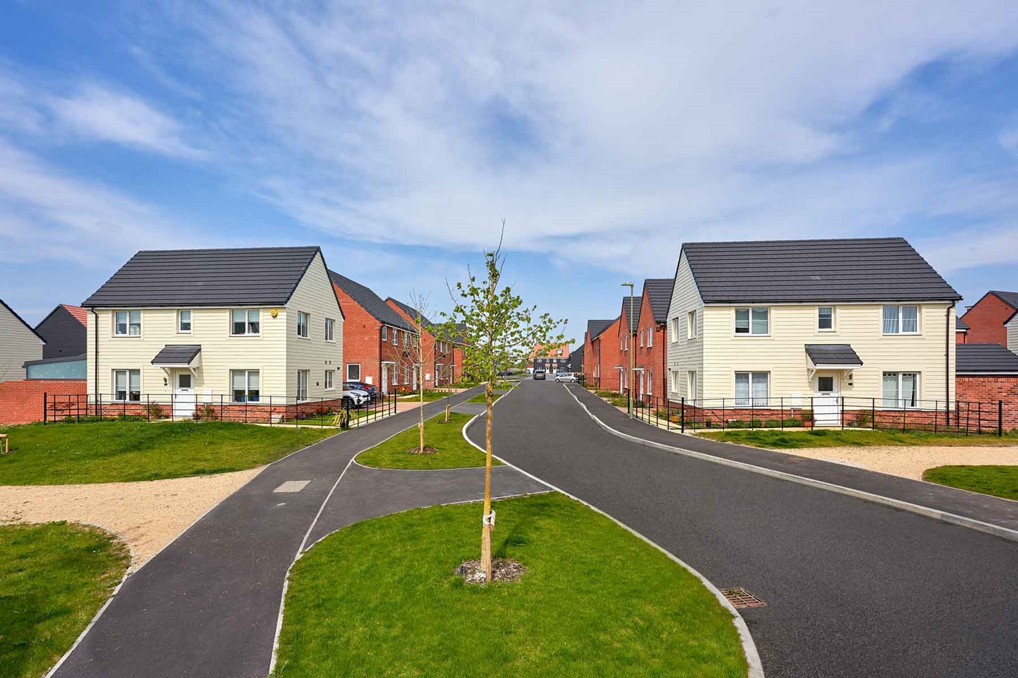 Street scene at Saxon Heights