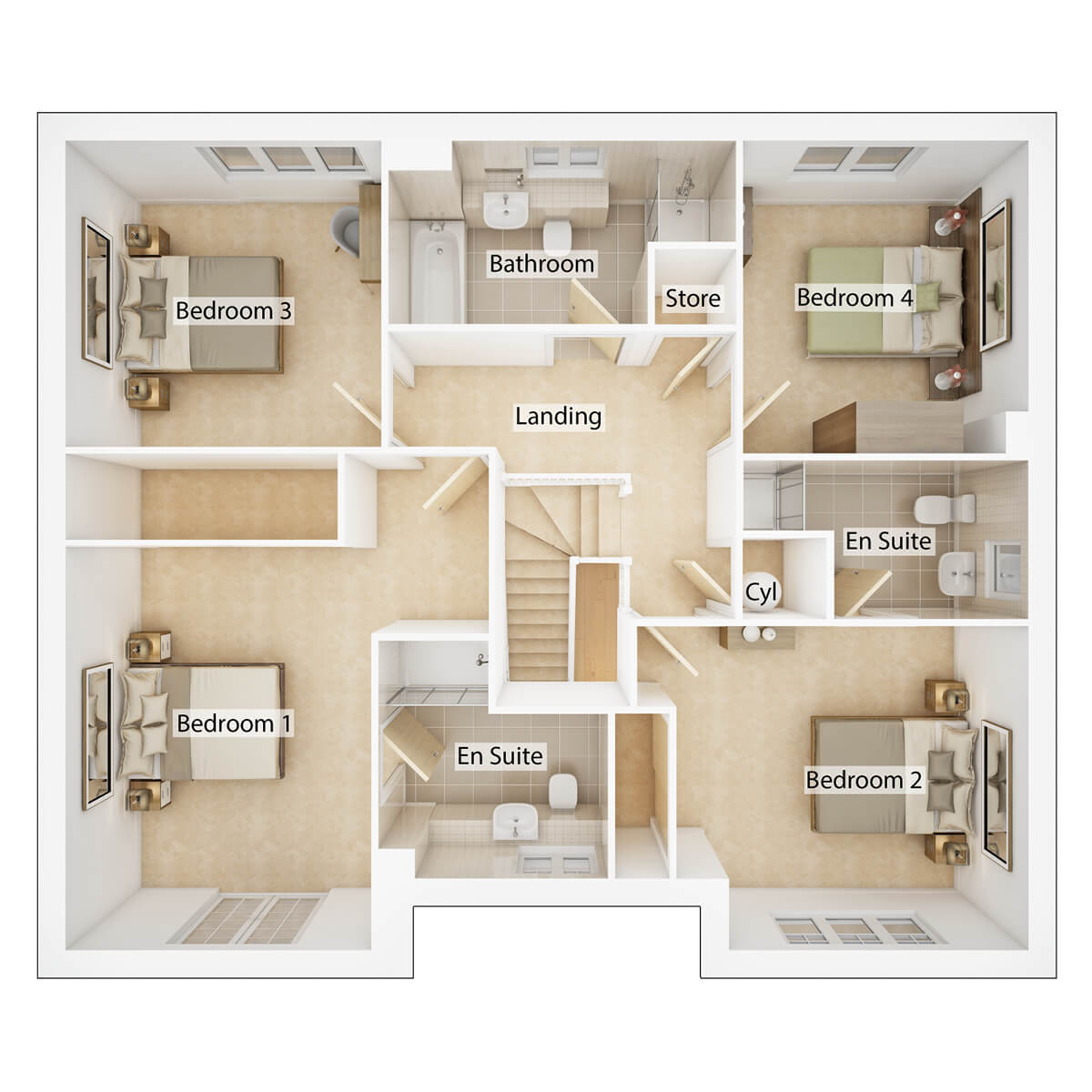 Taylor Wimpey the Gordon First Floor