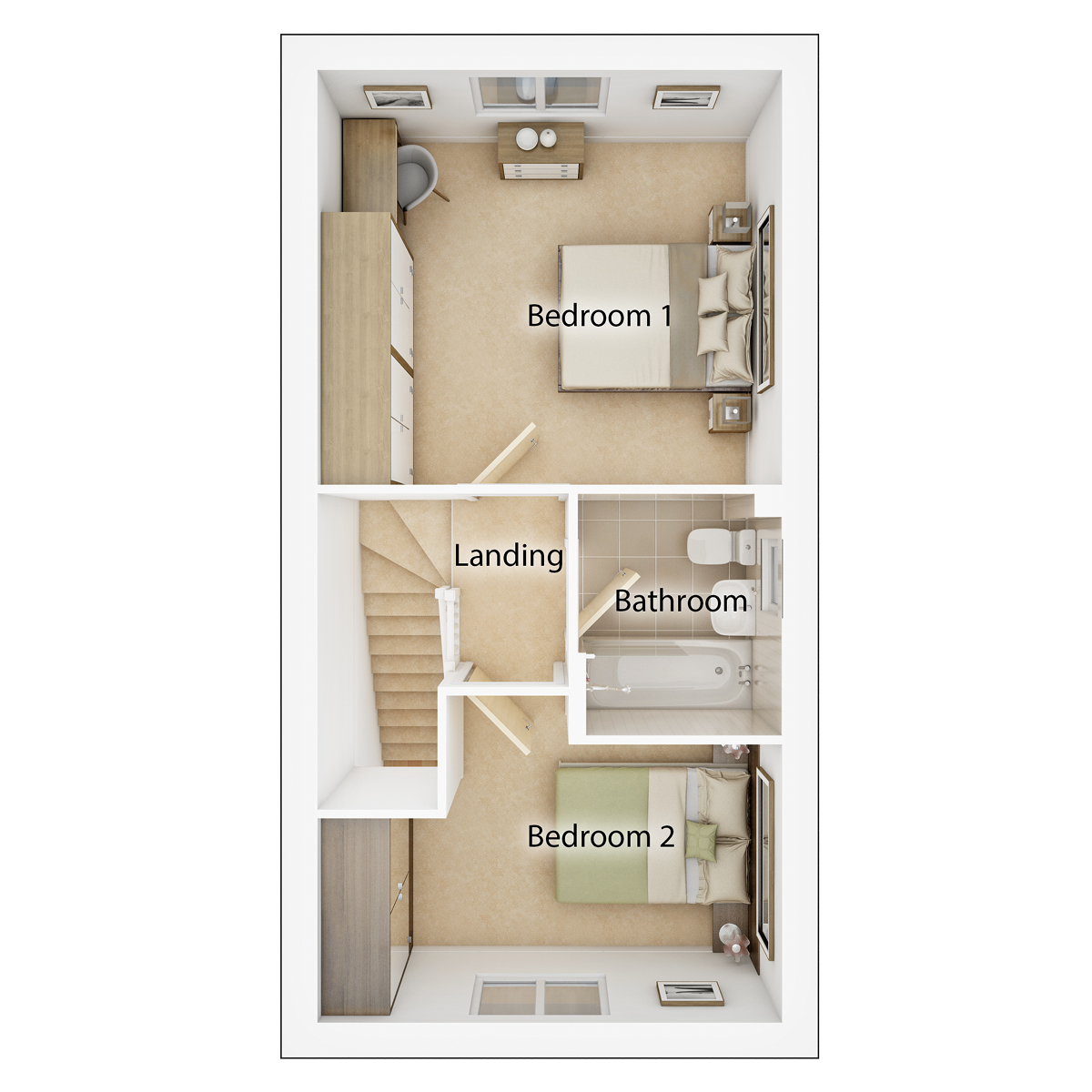 The Andrew first floor floor plan
