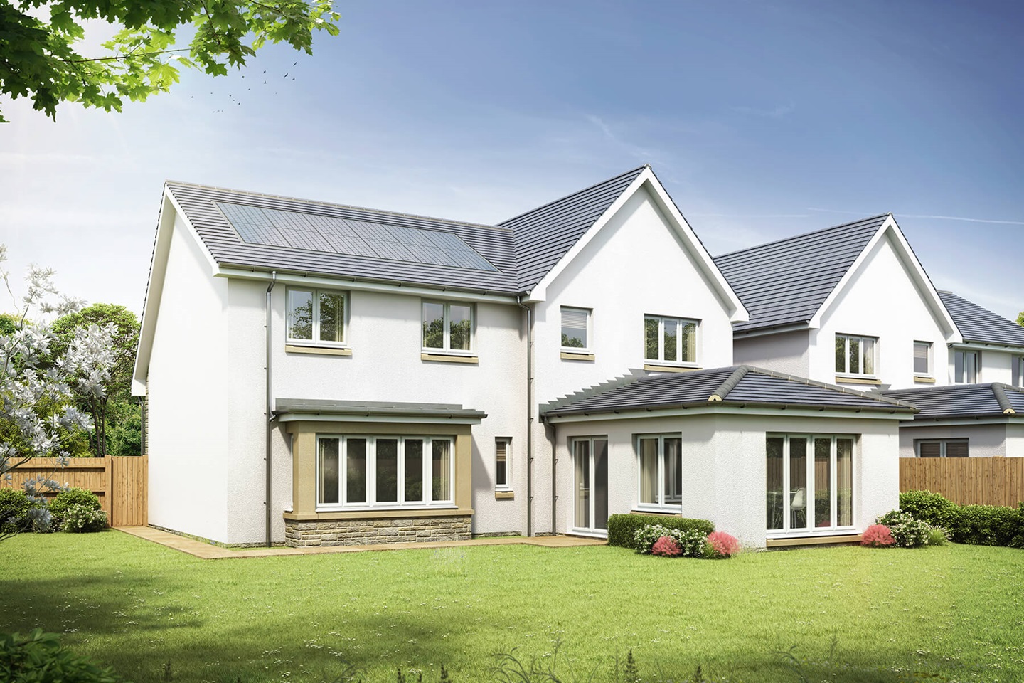 Taylor Wimpey the forbes CGI Caledonian Range new build home