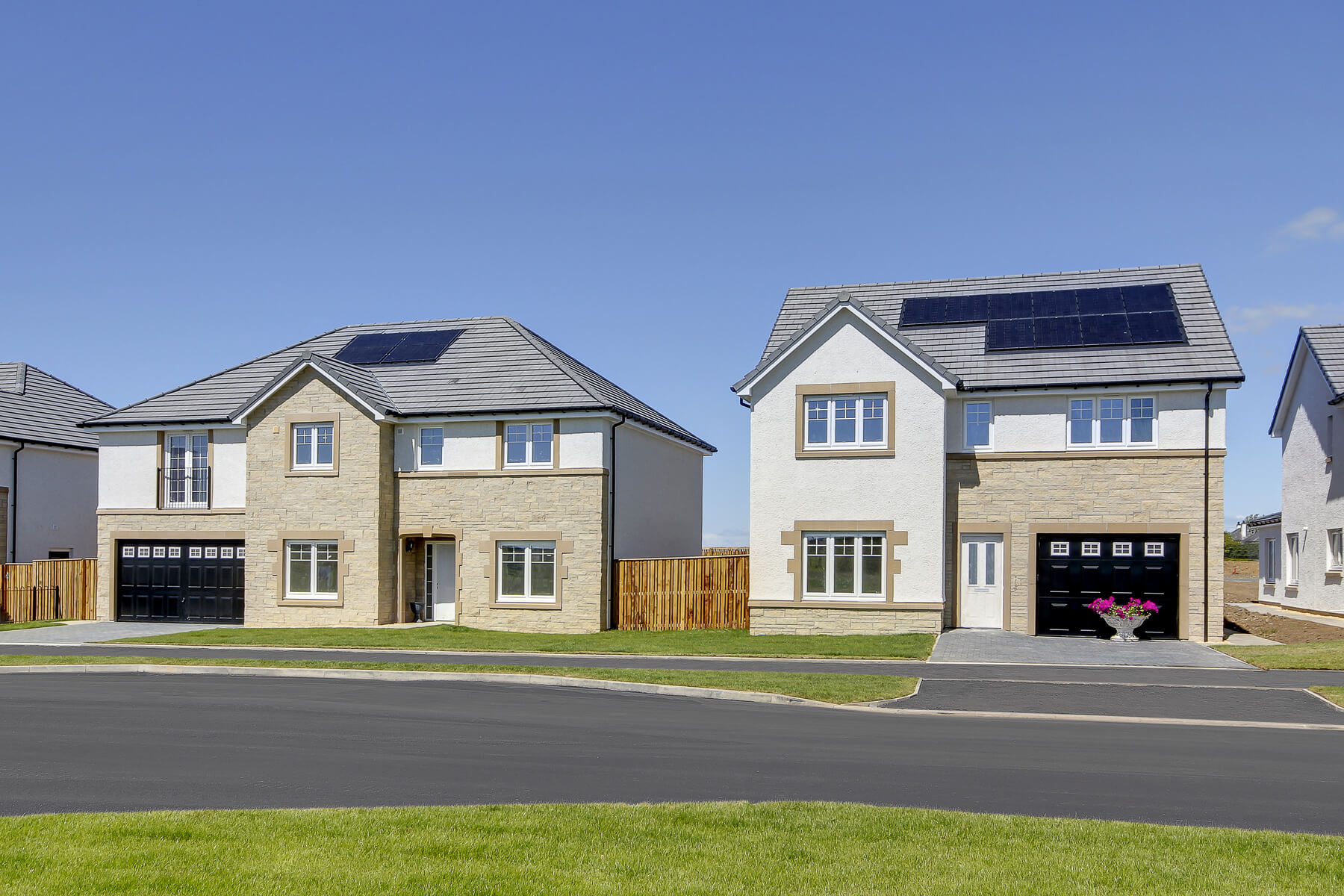 Westfield Gate Caledonian homes street scene Taylor Wimpey