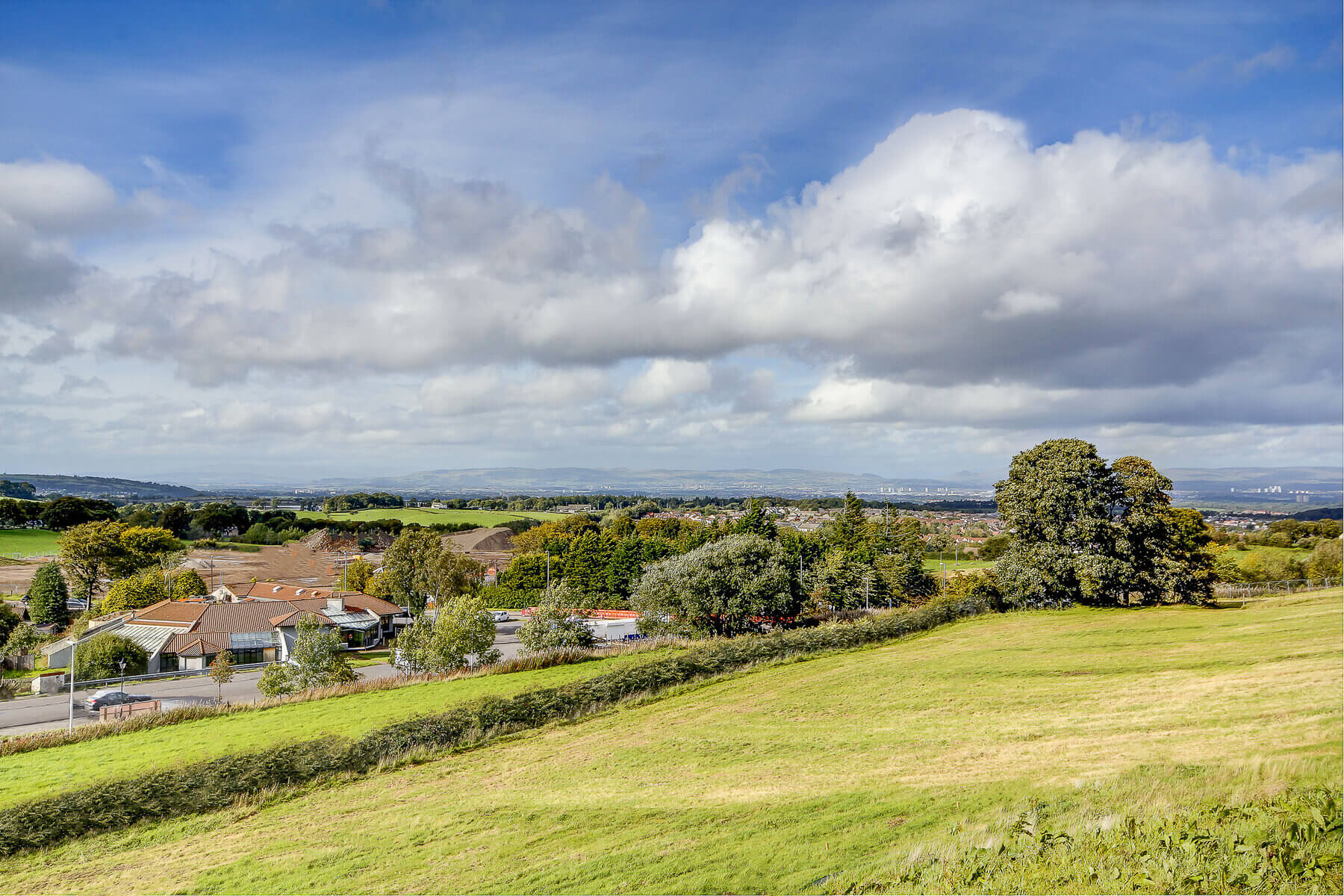 View from Maidenhill overlooking Glasgow