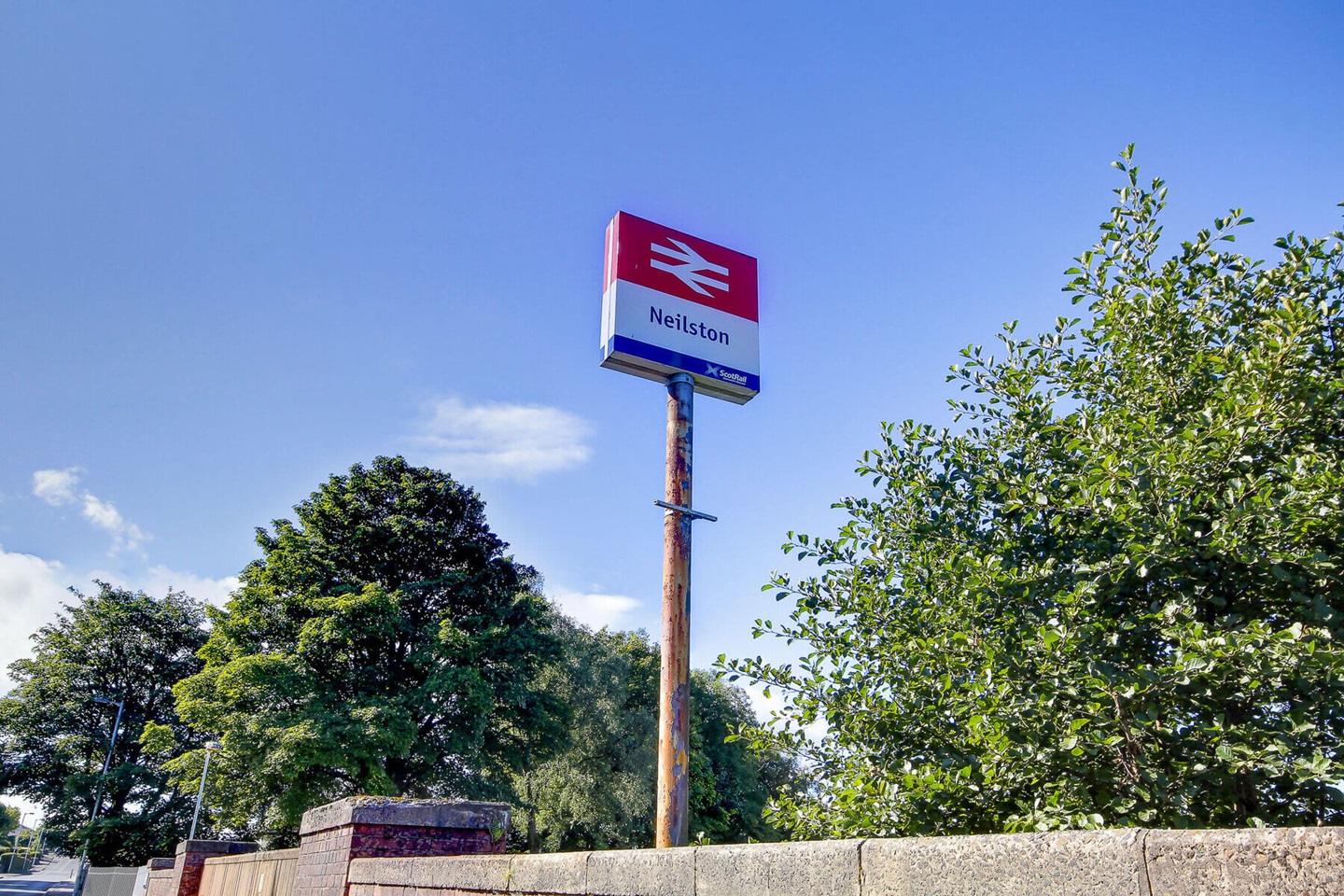 Neilston Train Station is less than 1 mile from Kirkton View