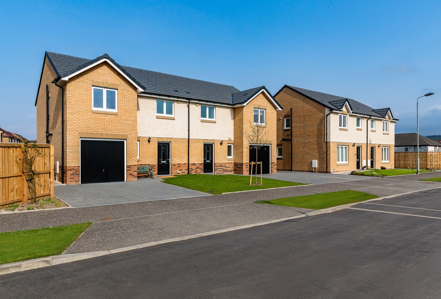 Traditional build street scene Taylor Wimpey