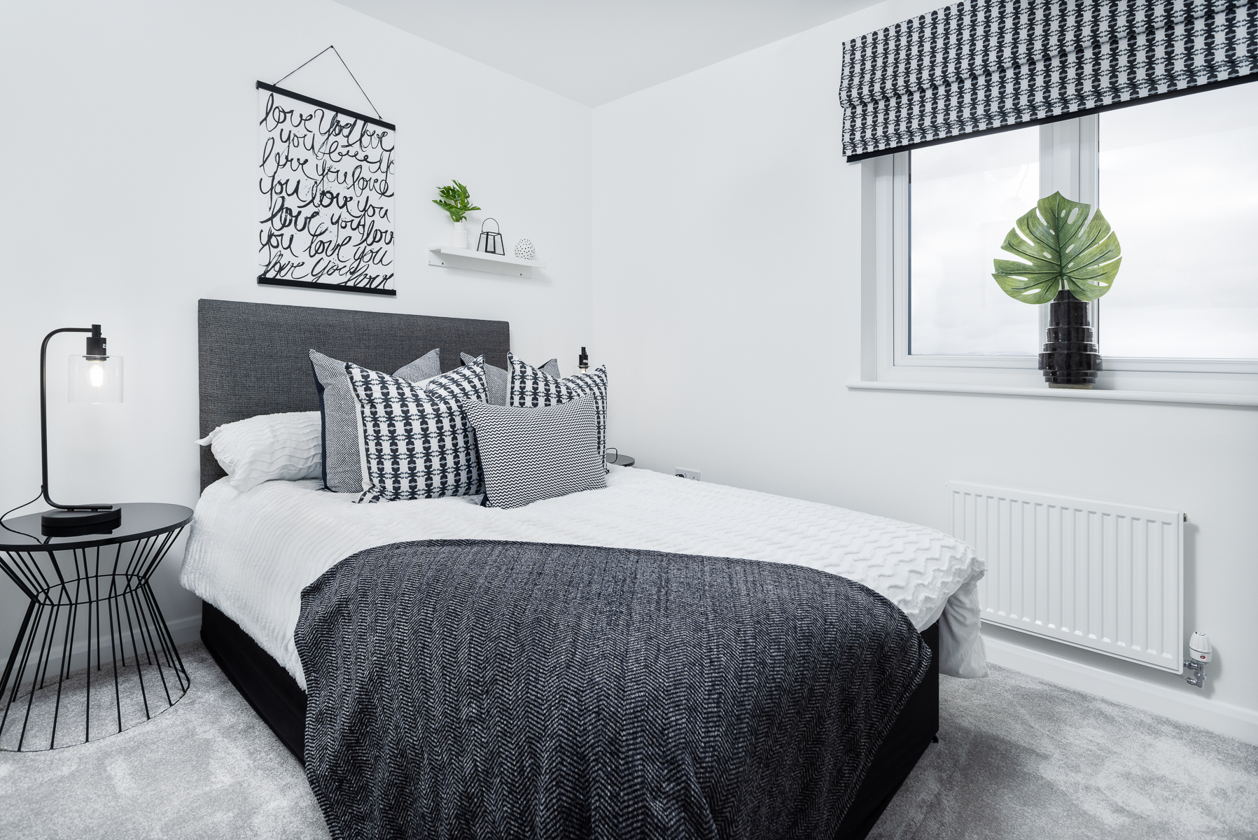 Bedroom two in the Andrew home