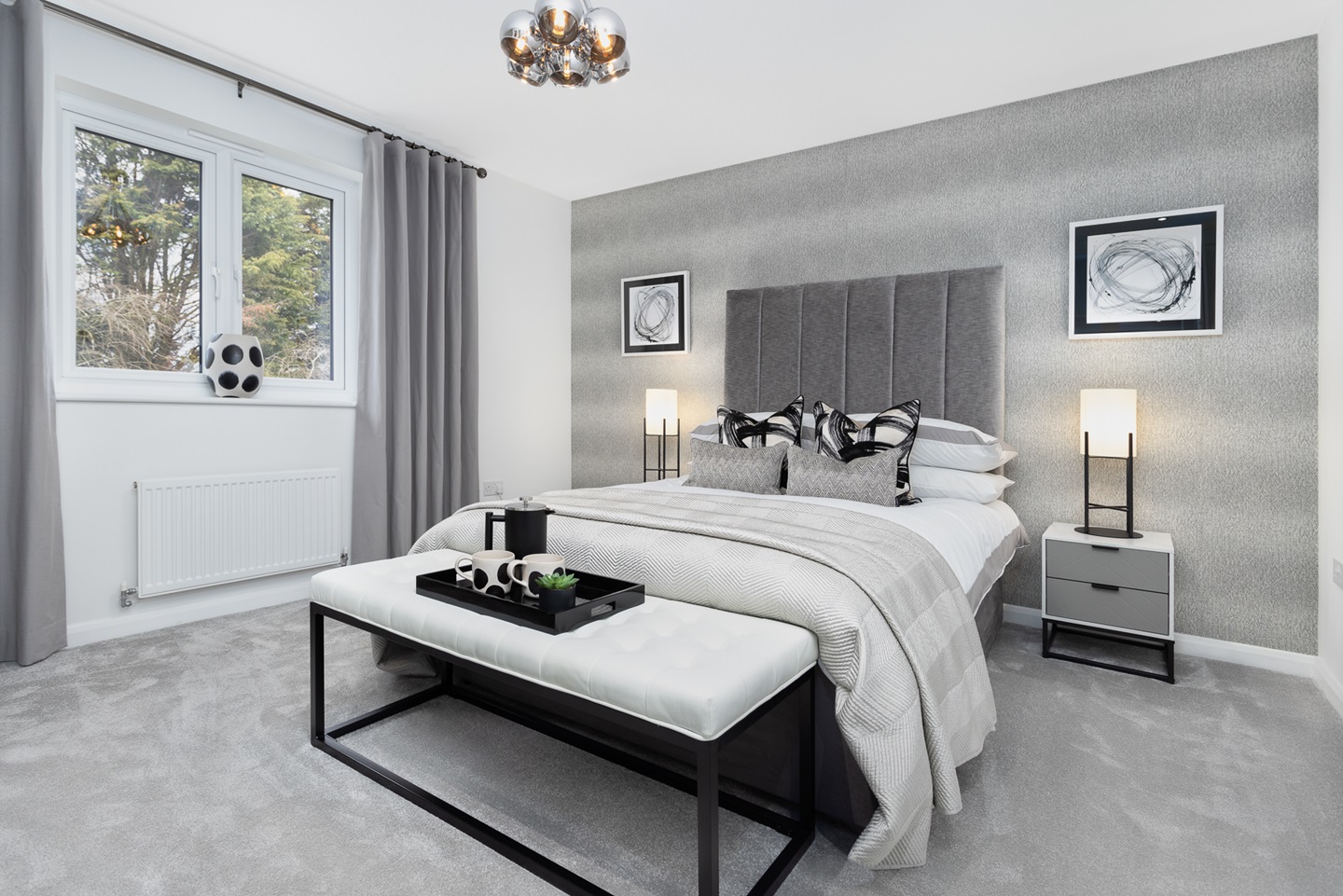 Bedroom 1 of the Andrew home