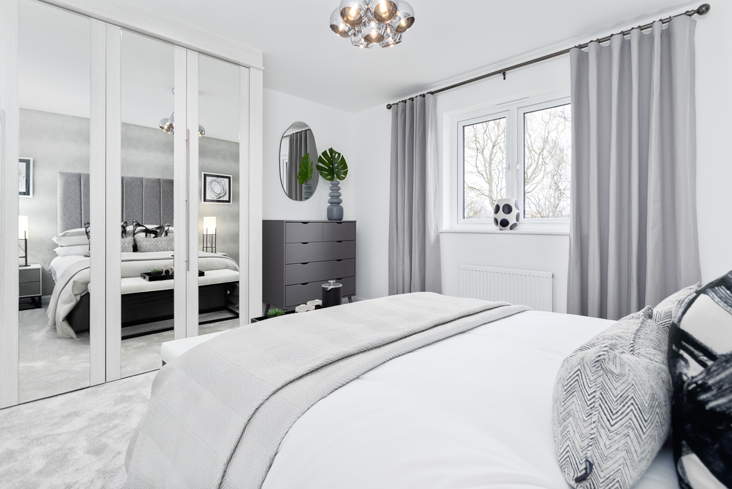 Bedroom 1 of the Andrew home