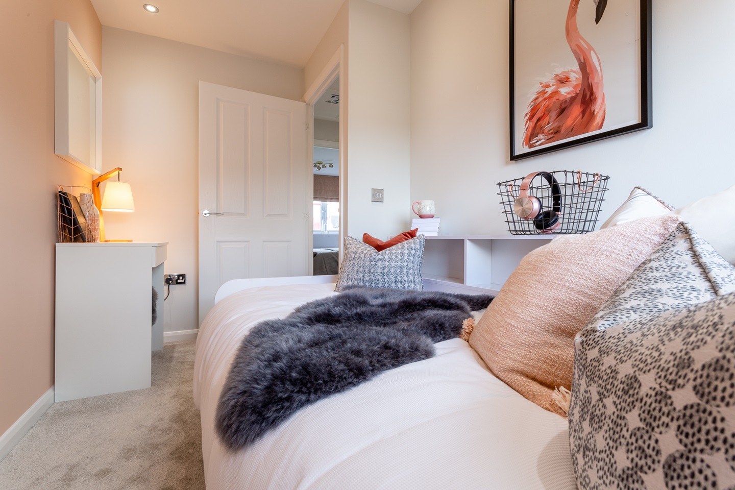 Bedroom three in the Baxter home