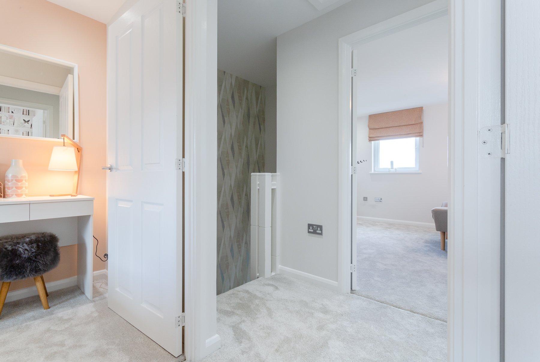 The landing in the Baxter home