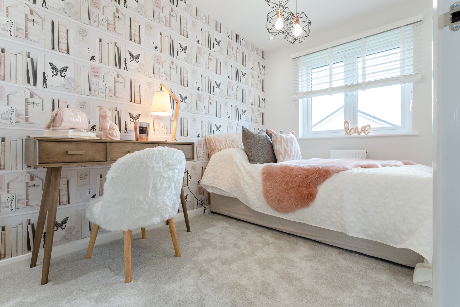 Bedroom two in the Baxter home