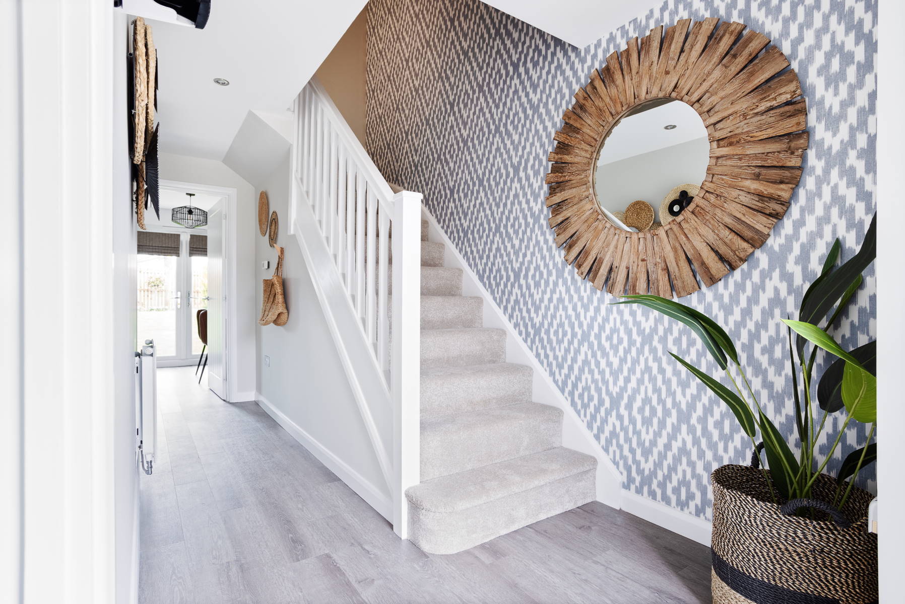 The Hallway of the Blair home