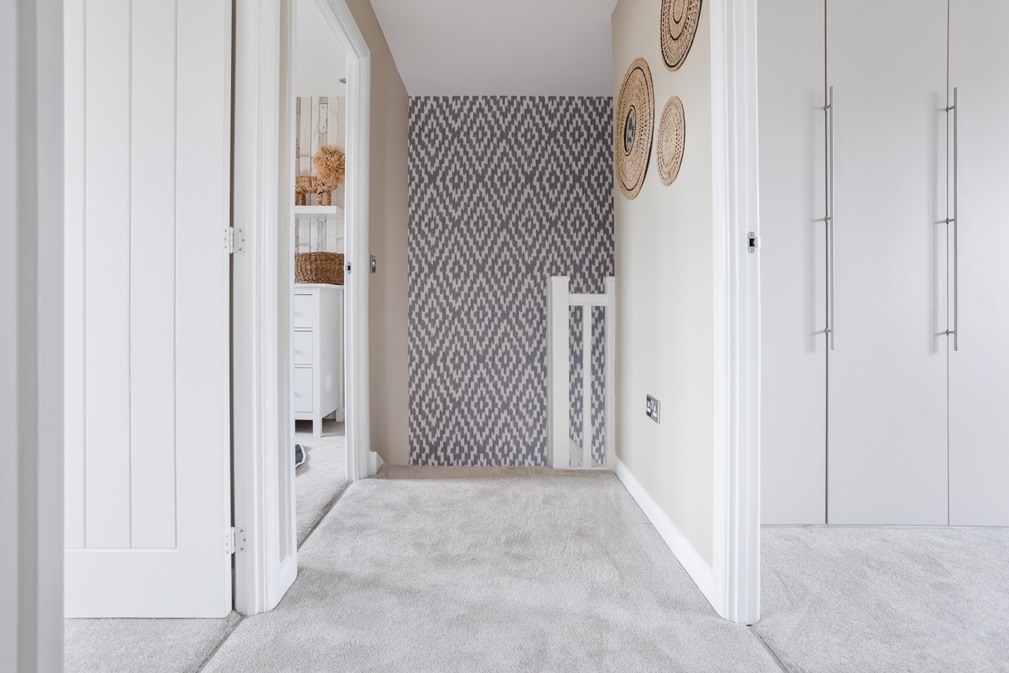 The landing in the Blair home