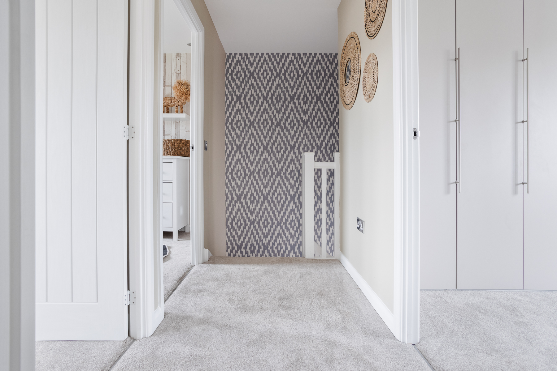 The landing in the Blair home