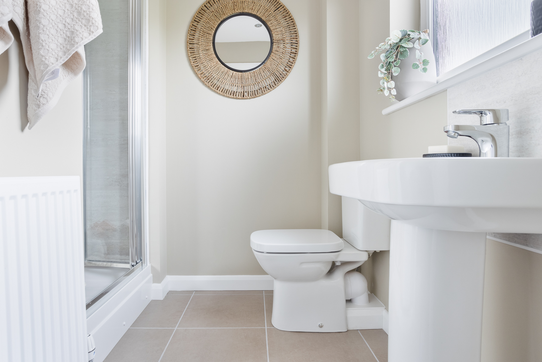 Bedroom one ensuite in the Blair home