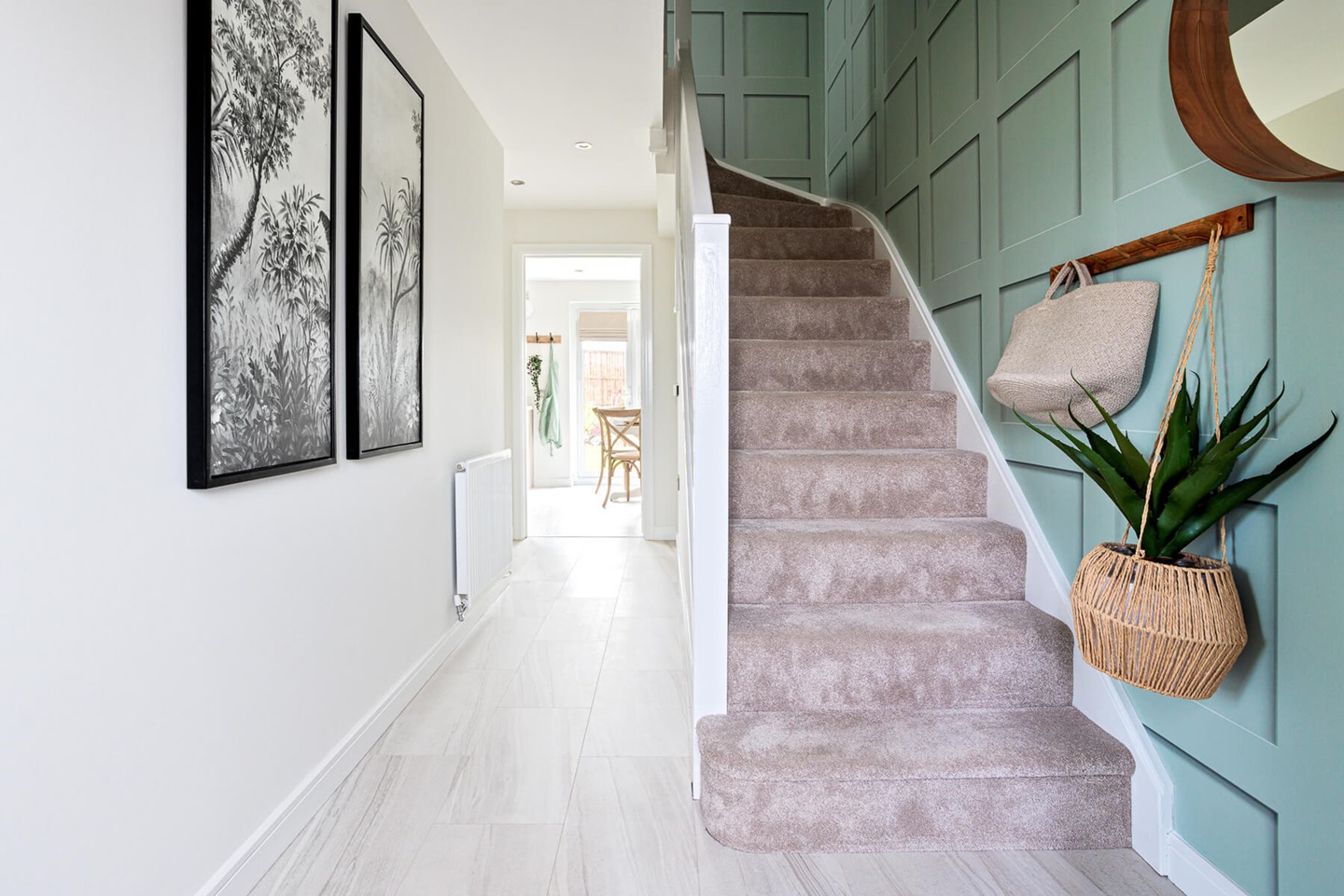 Taylor Wimpey West Scotland the Blair 3 bedroom show home Duncarnock Barrhead