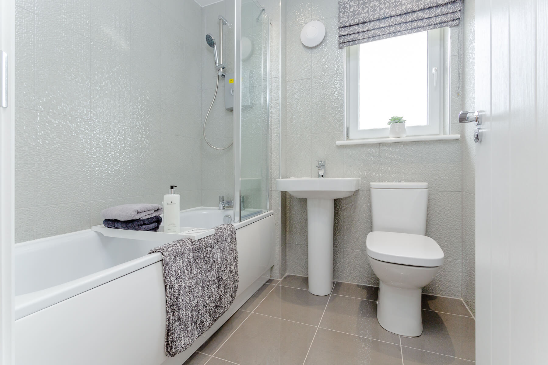 Bathroom in the Boswell home