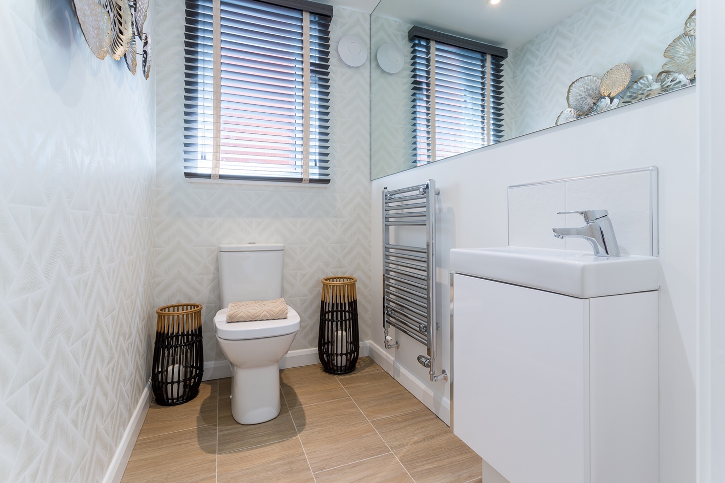 Downstairs toilet in the Douglas home