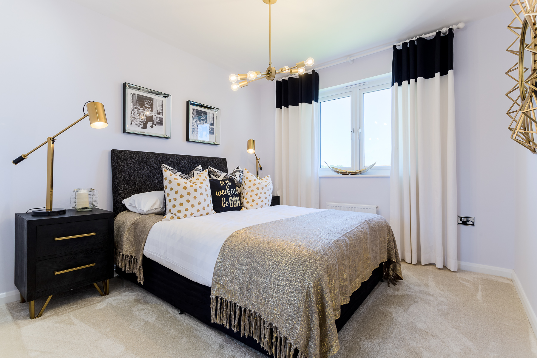 Bedroom two in the Douglas home