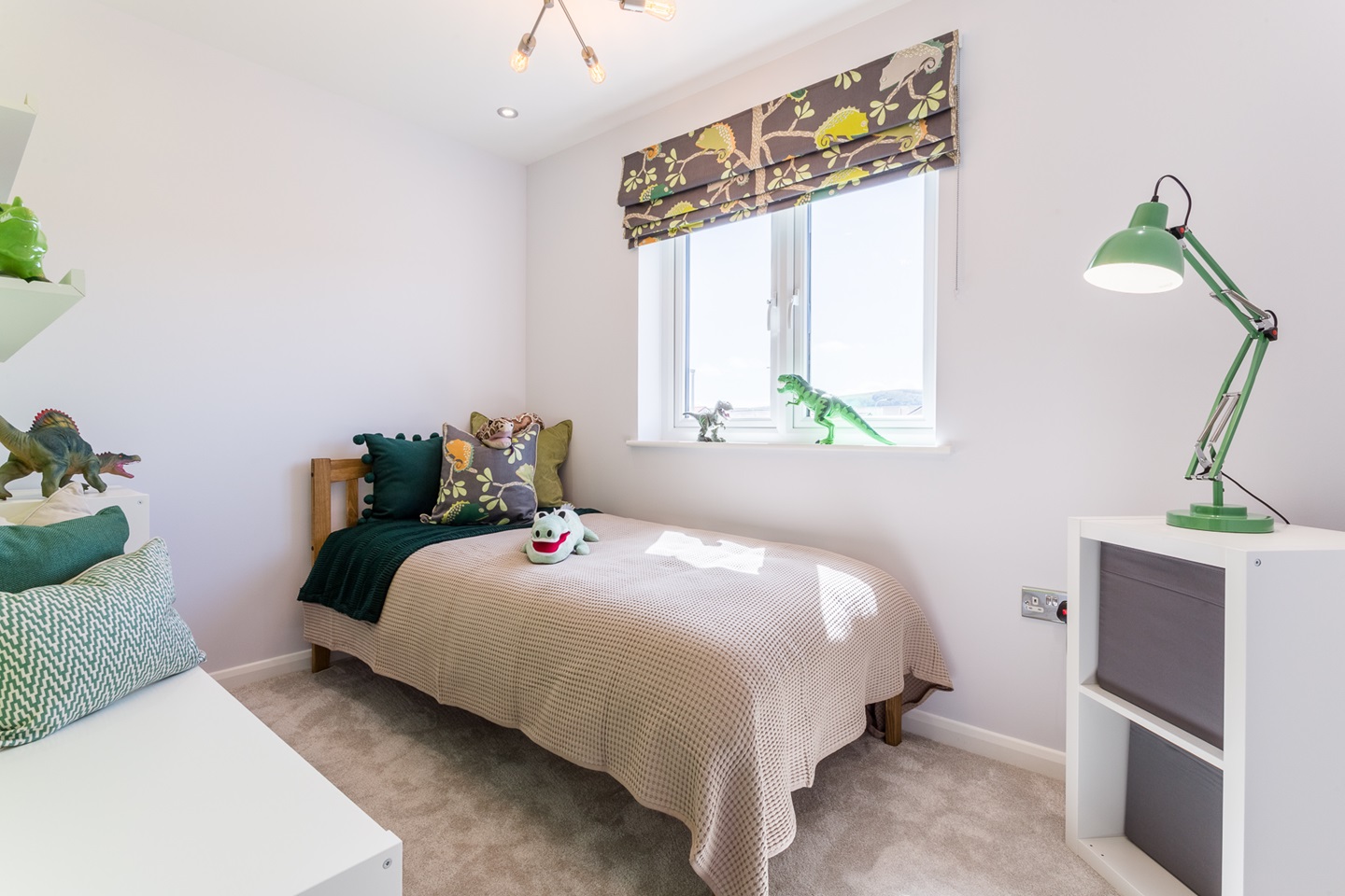 Bedroom four in the Drummond home