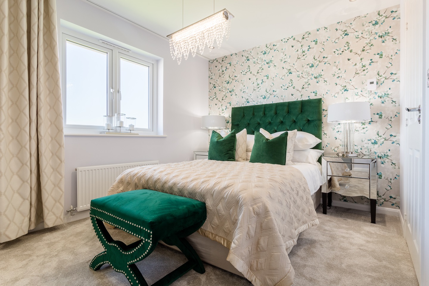 Bedroom one in the Drummond home