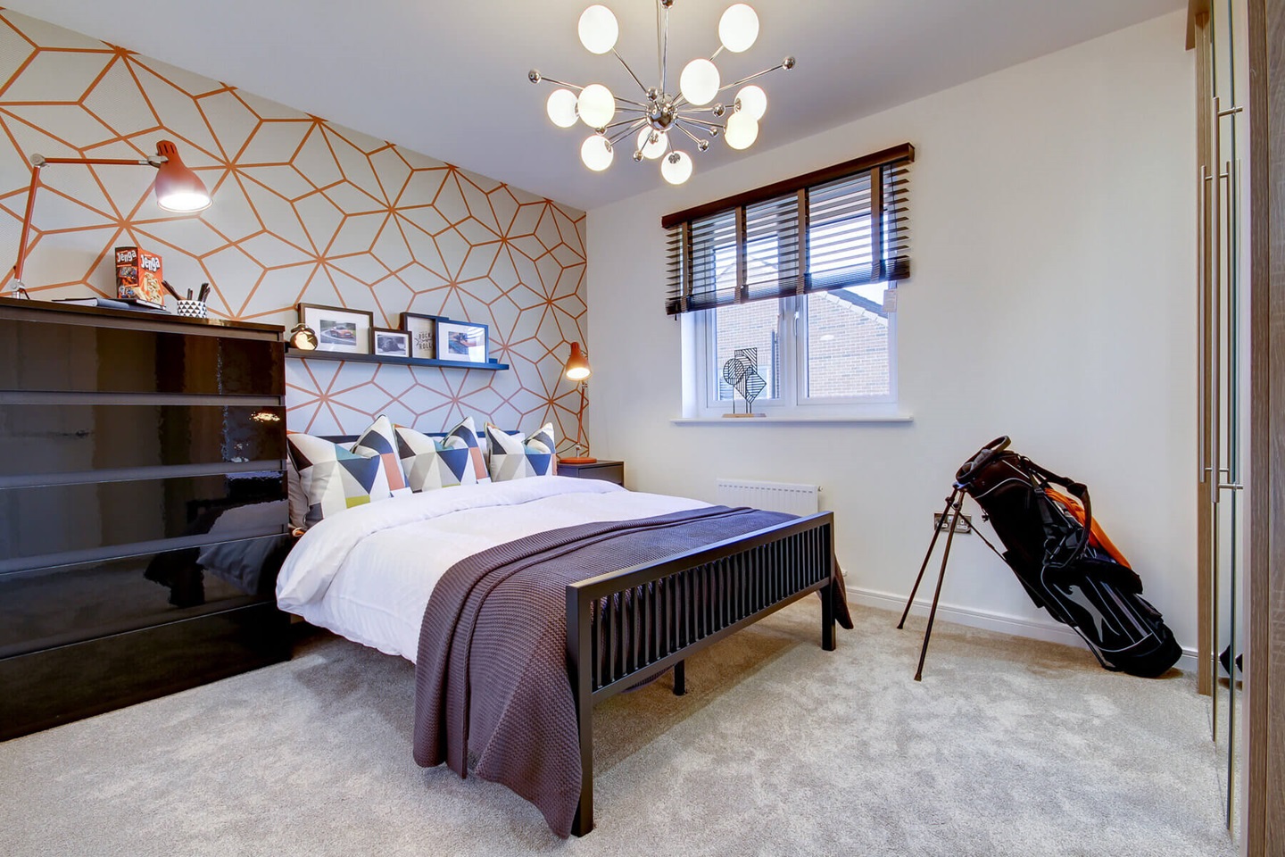 Bedroom three in the Fraser home