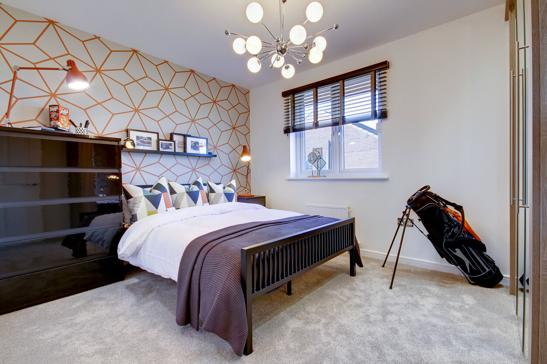 Bedroom three in the Fraser home