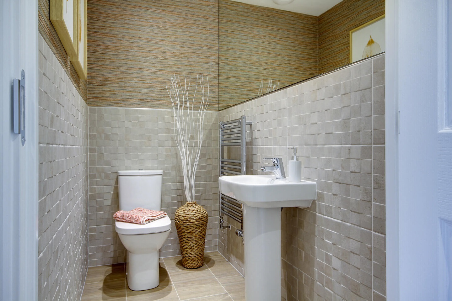 The downstairs toilet in the Fraser home