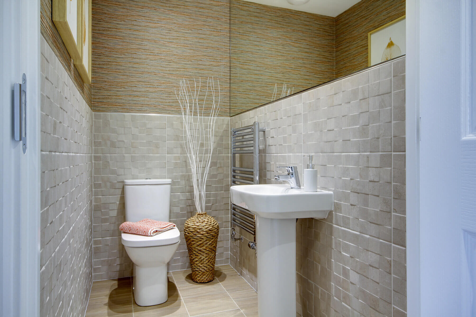 The downstairs toilet in the Fraser home