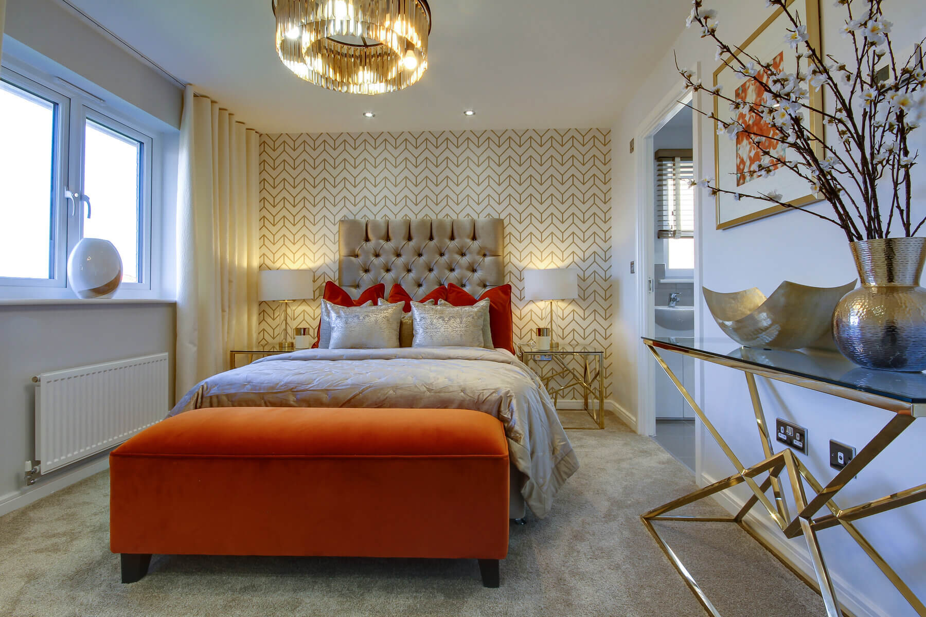 Bedroom one in the Fraser home