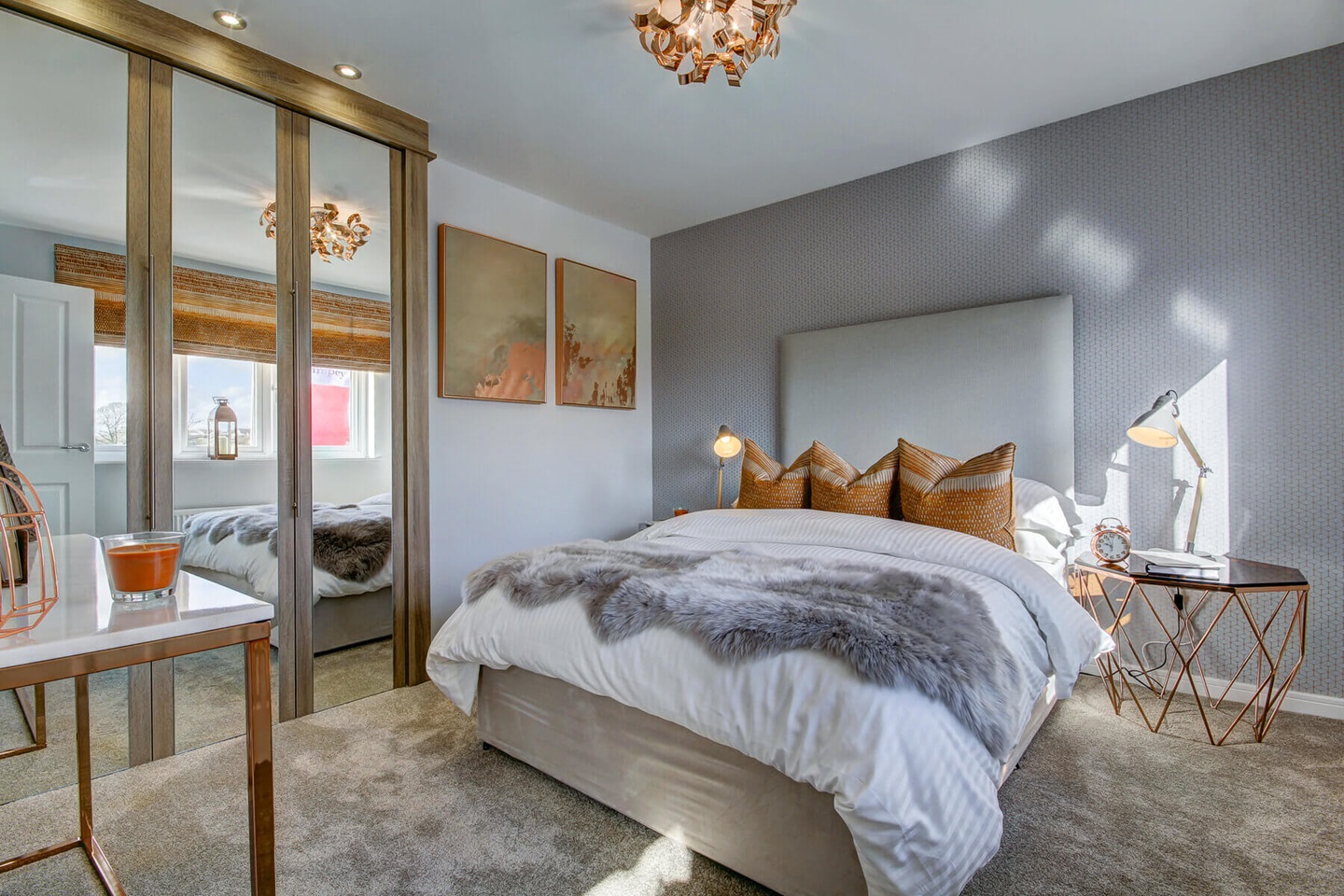 Bedroom two in the Fraser home