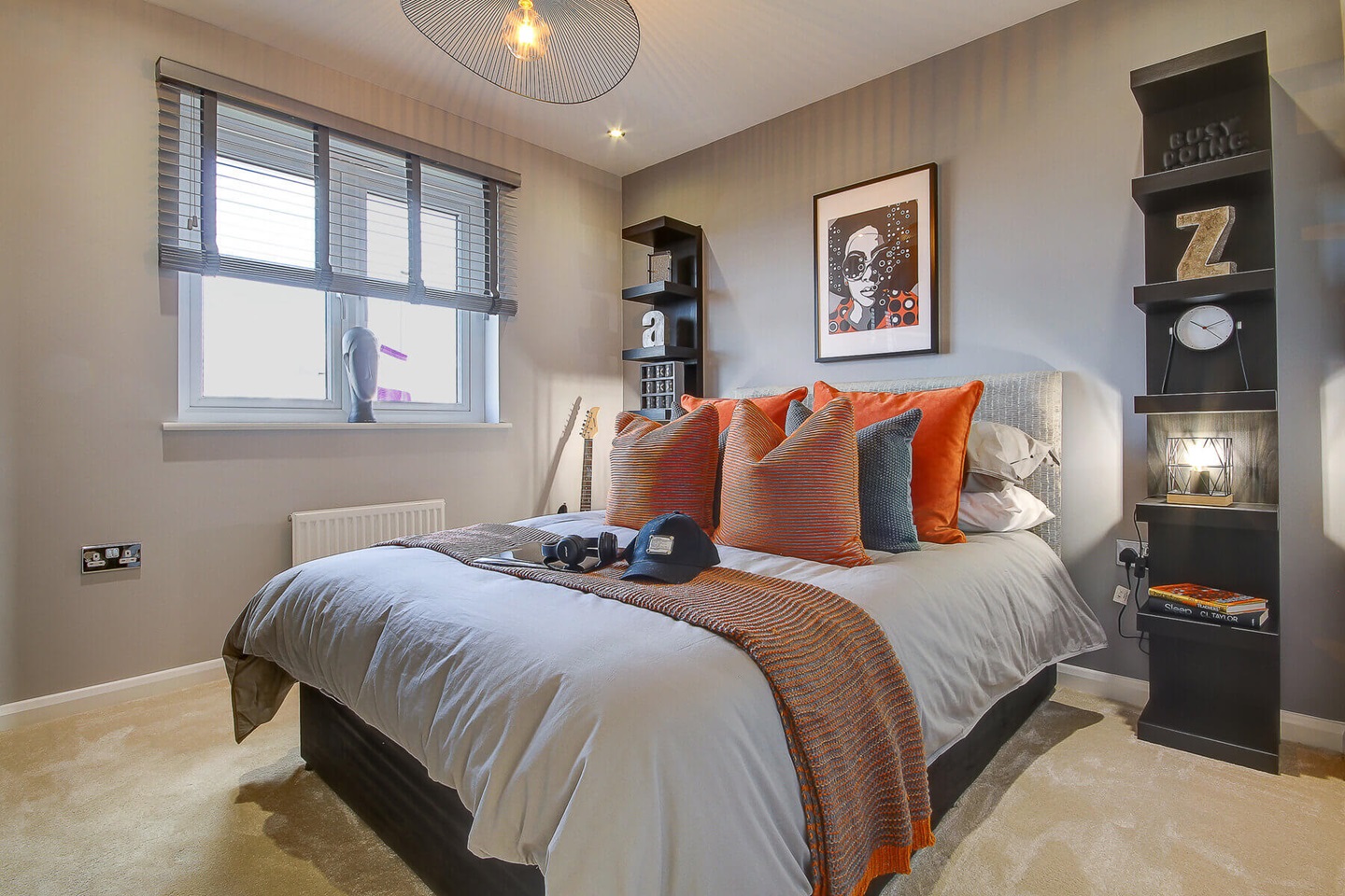 Bedroom four in the Geddes home