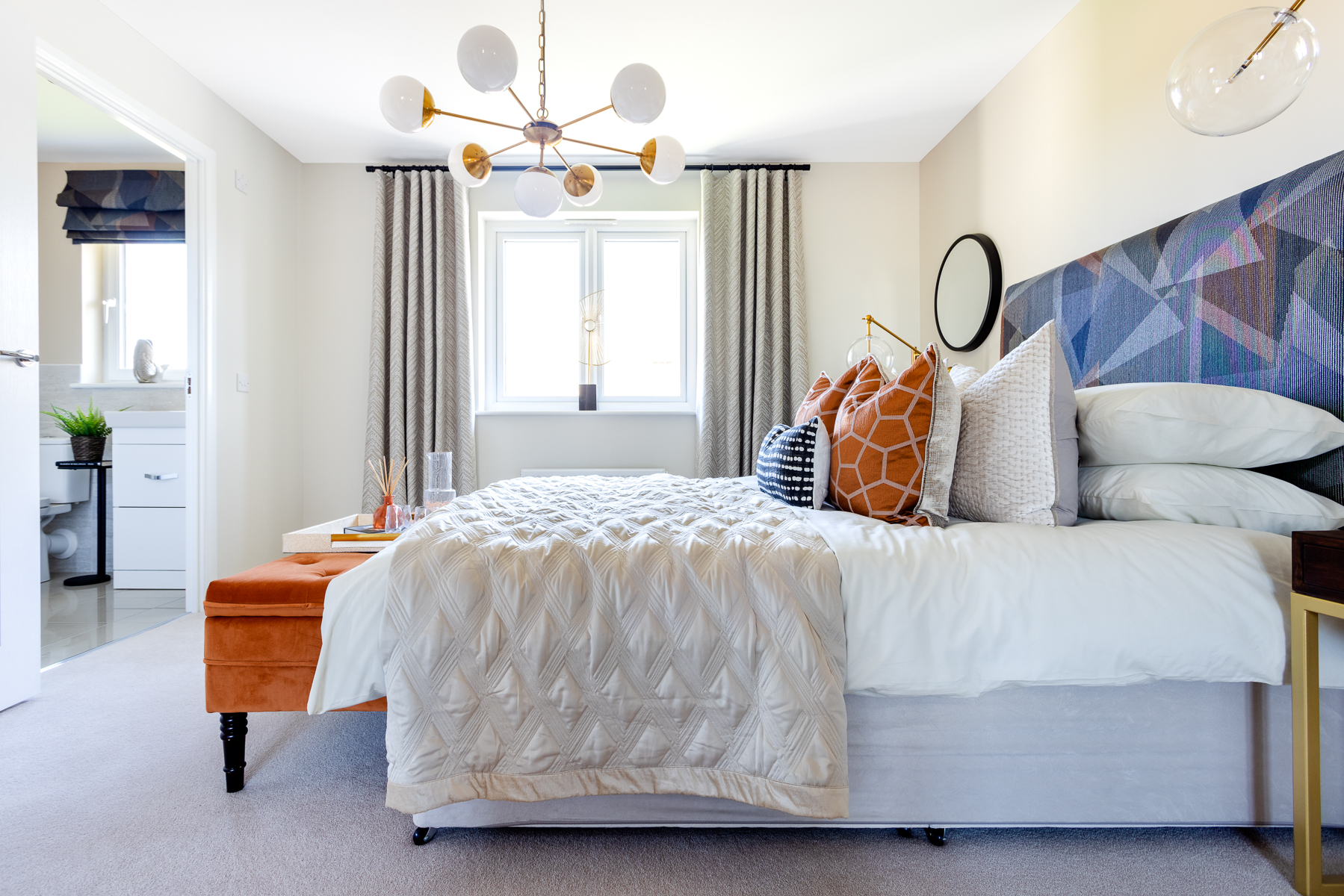 Bedroom one in the Hume home