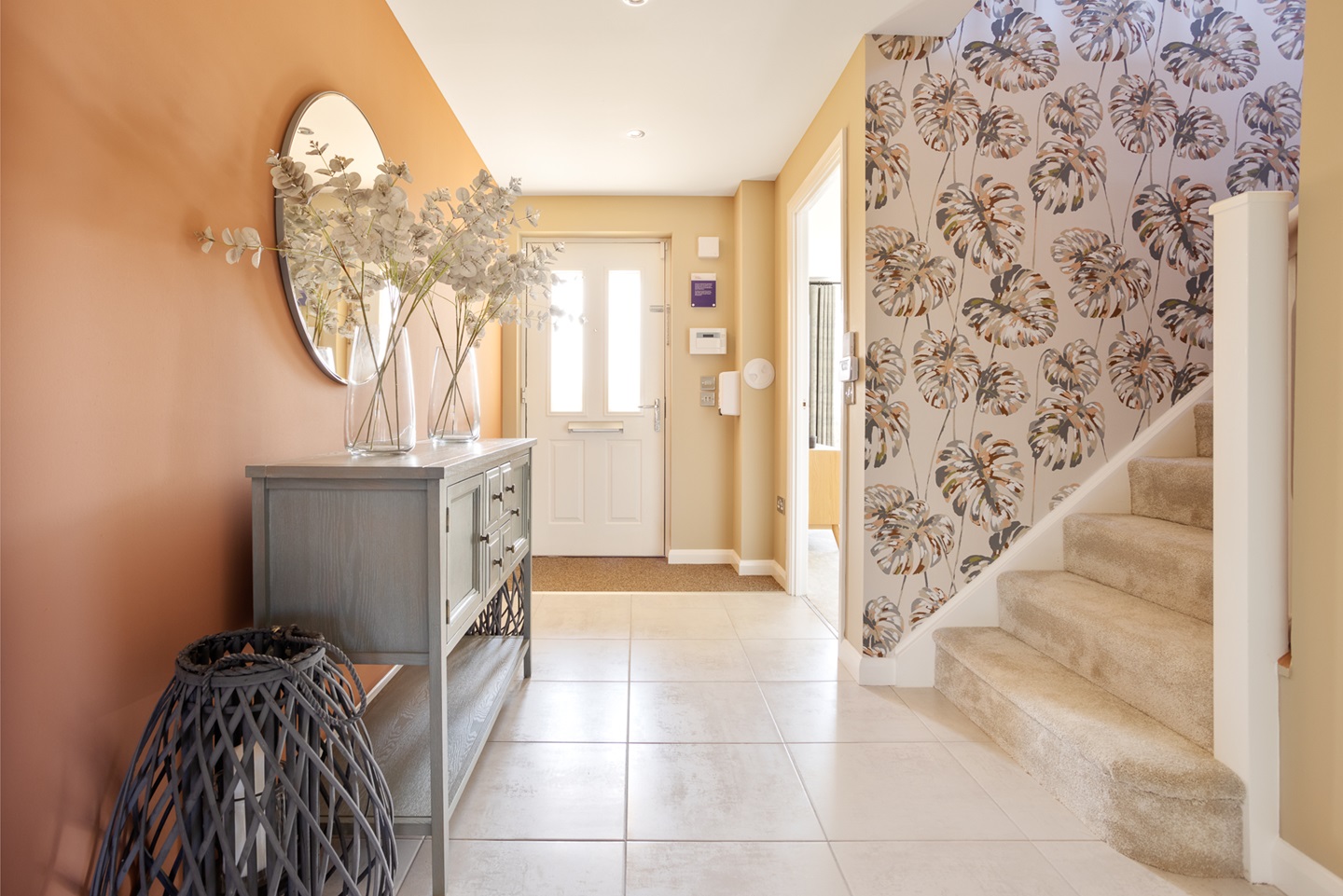 The hallway in the Maxwell home