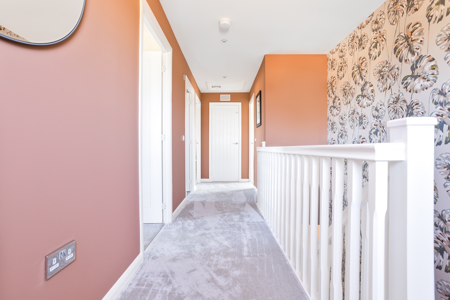 The landing in the Maxwell home