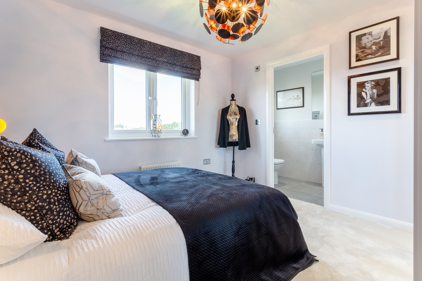 Bedroom two in the Monro home