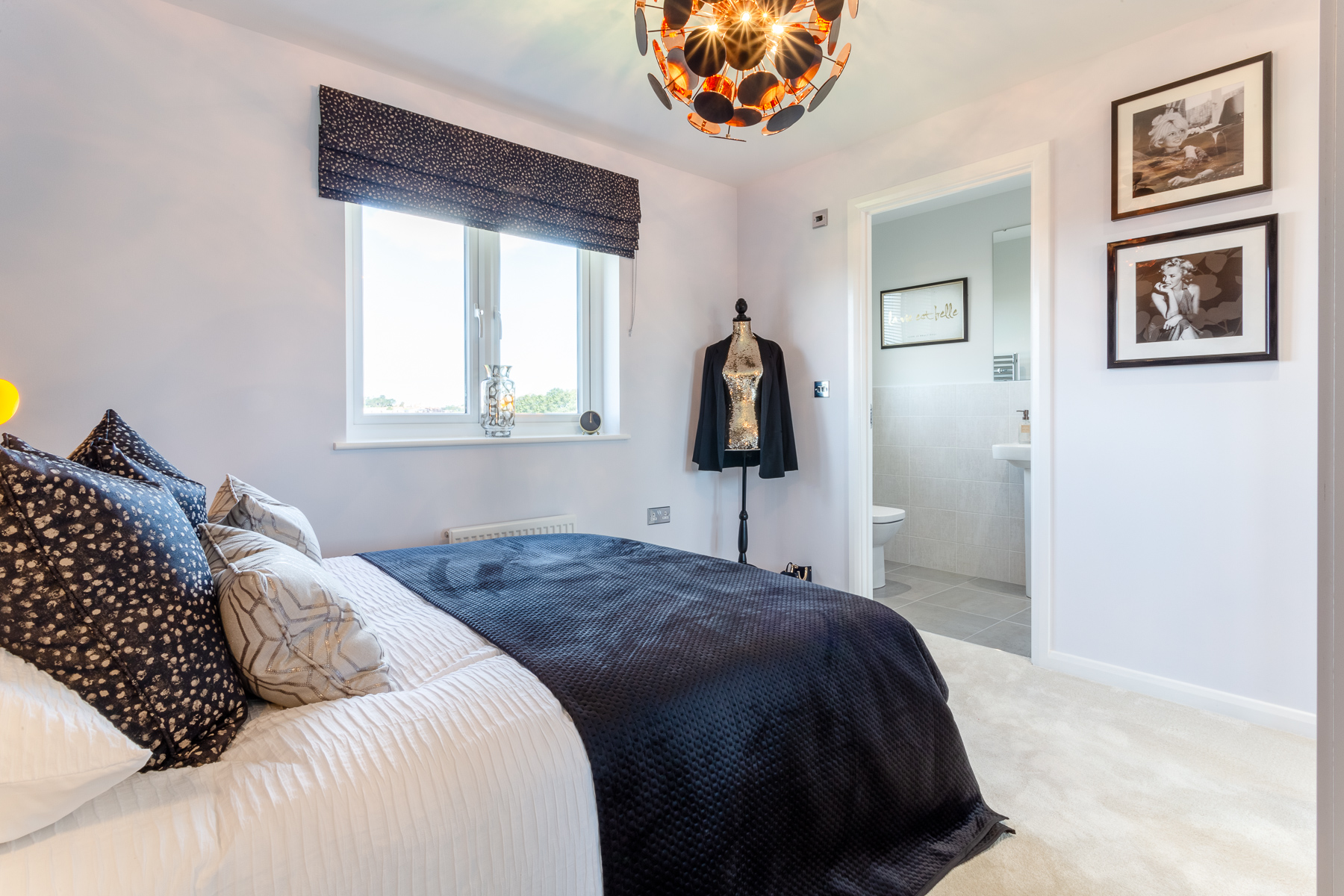 Bedroom two in the Monro home