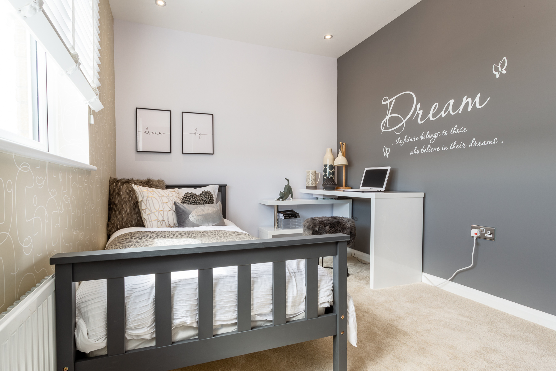 Bedroom four in the Monro home