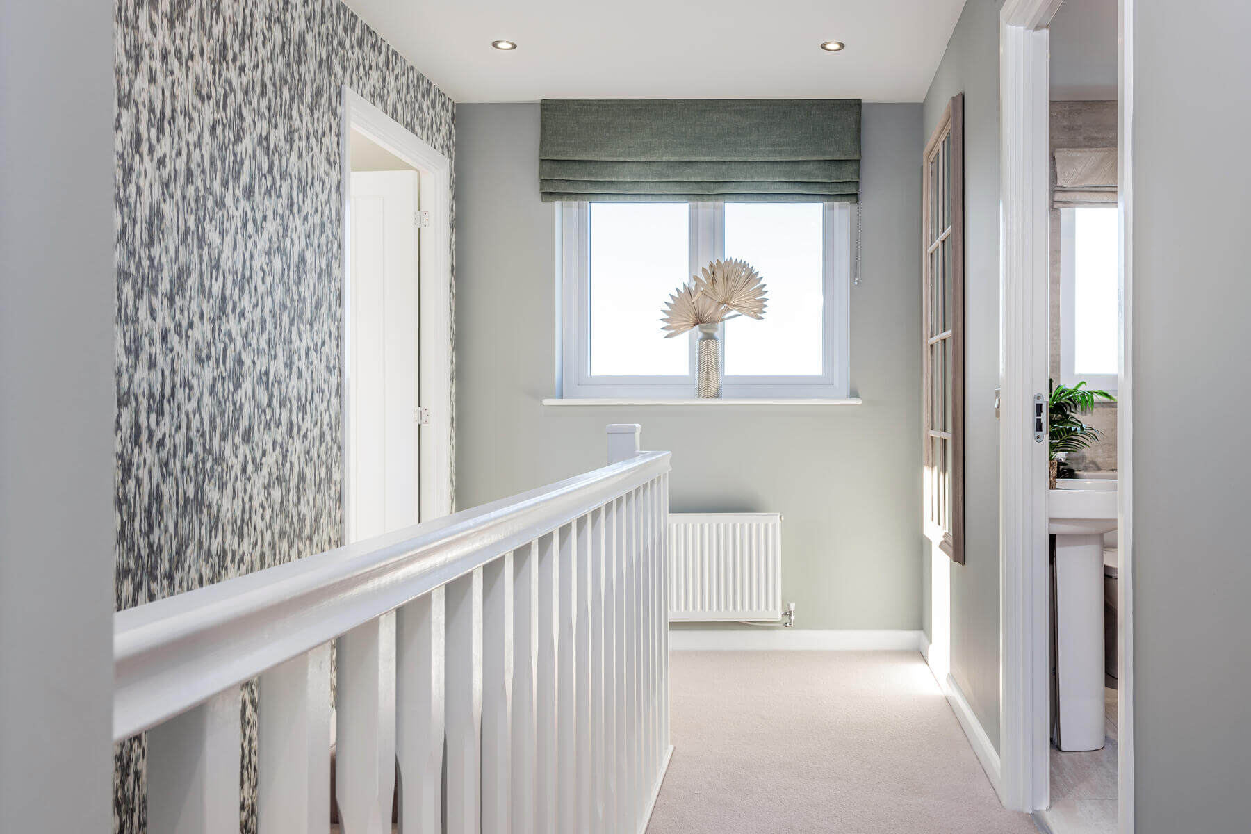 The landing in the Stewart home