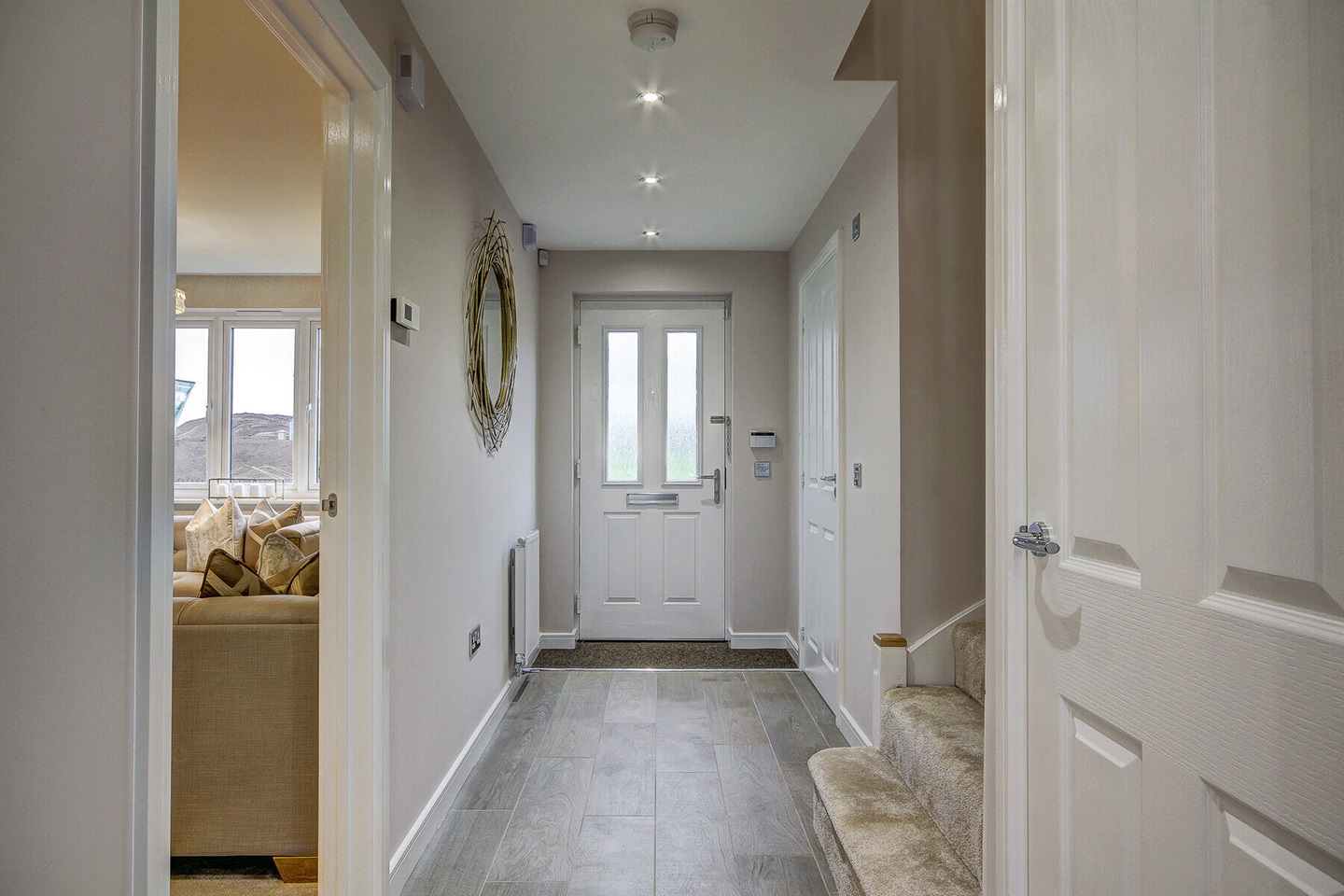 The hallway in the Wallace