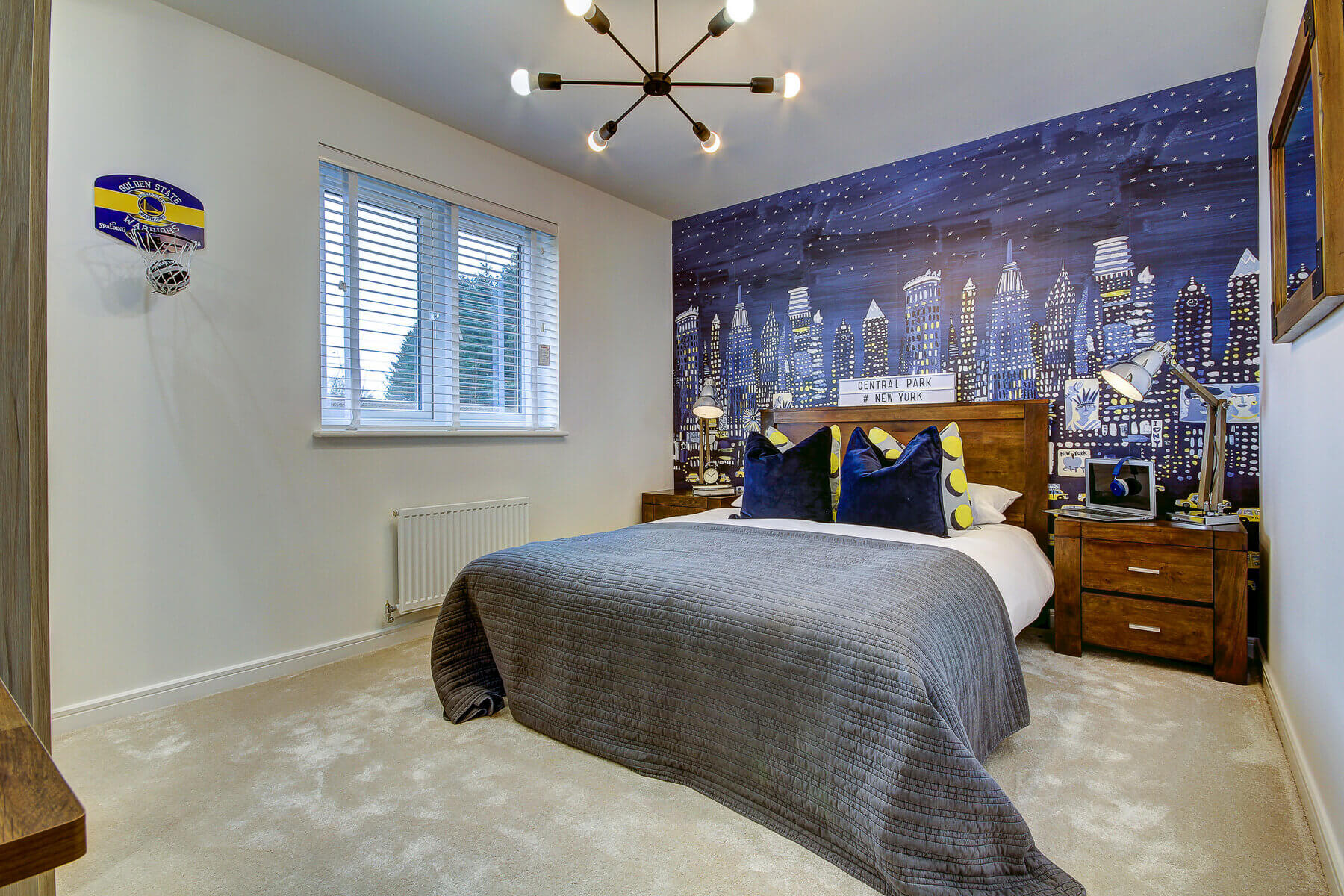 Bedroom four in the Wallace home