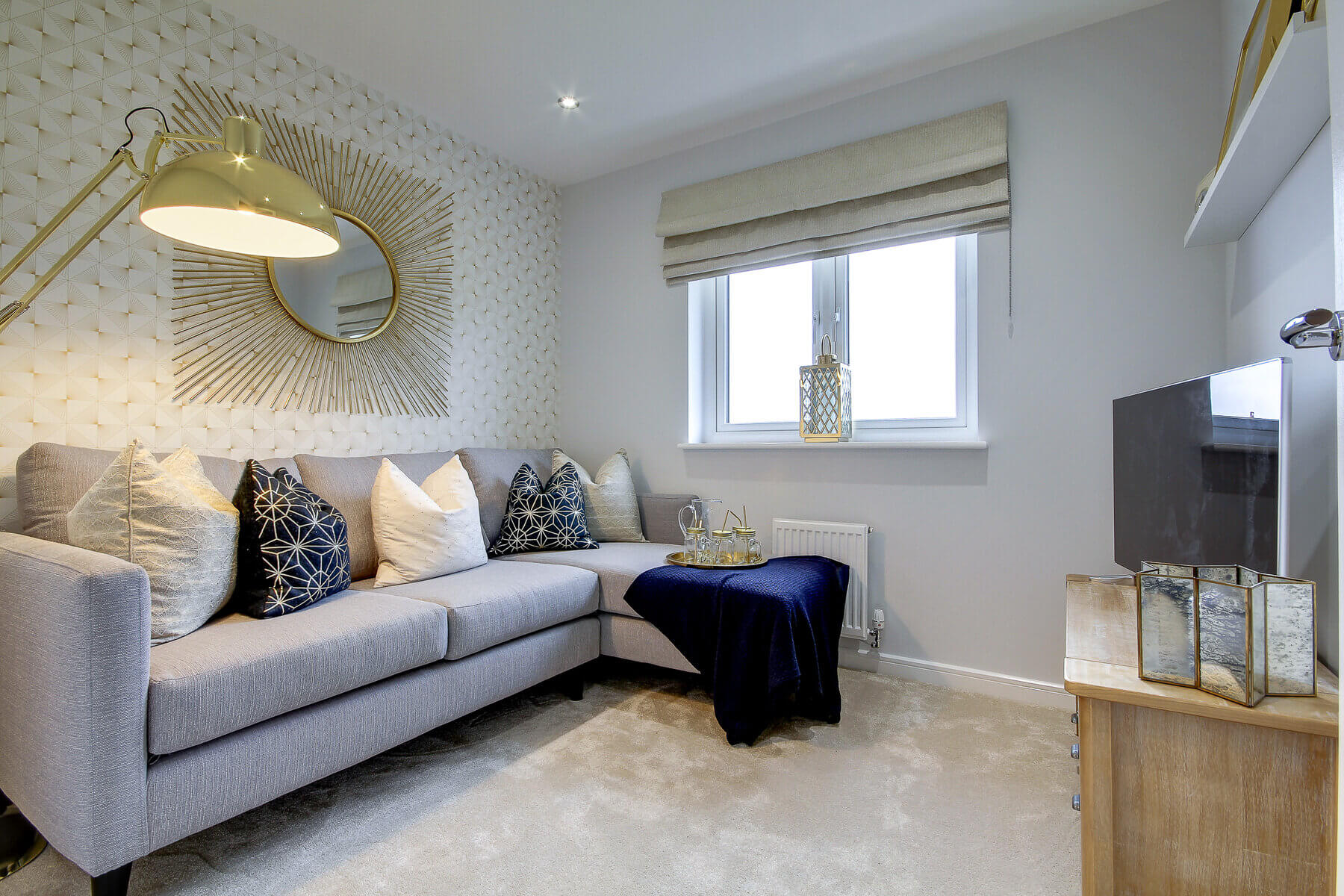 Bedroom five in the Wallace home