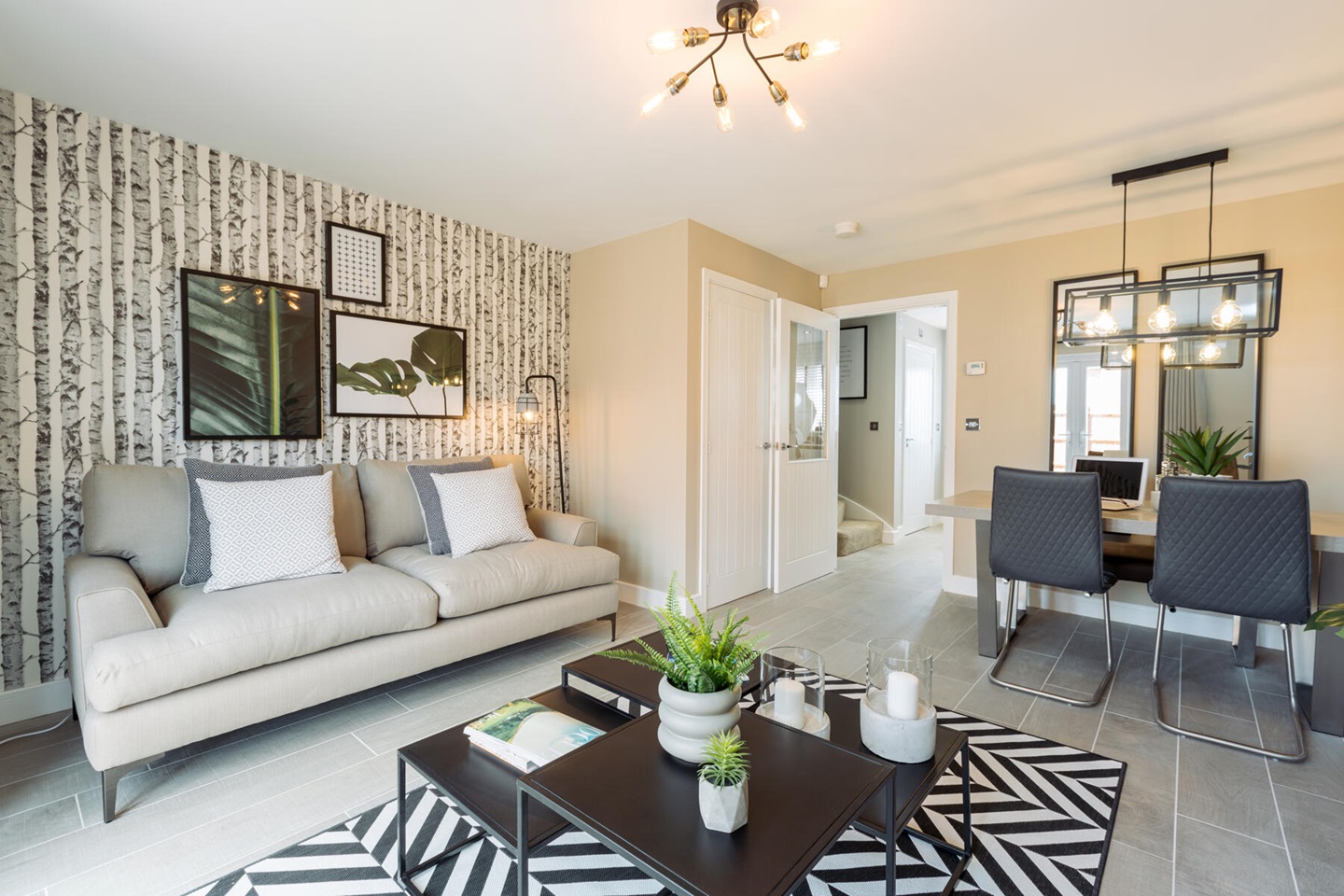 Open-plan space, perfect for entertaining